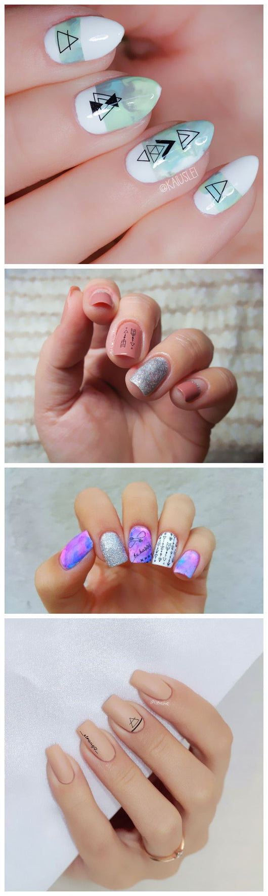 Calcomanías de Uñas Geométricas DIY - Diseños Modernos - Image 4