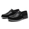 Zapatos de Cuero Casual con Cordones para Hombre