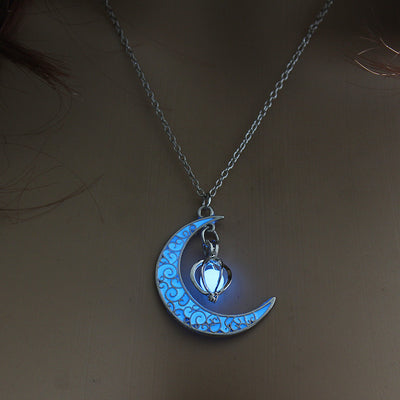 Collar Colgante Luminoso Plateado - Cadena de Plata - Image 4