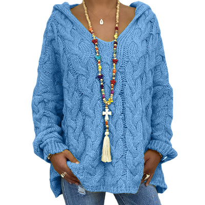 Sudadera Tejida de Color Puro con Giro - Image 10