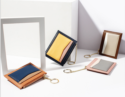 Cartera Minimalista Slim con Compartimento para Monedas
