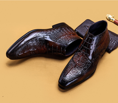 Botas Martin de Cuero Genuino para Hombre - Primera Capa - Image 23