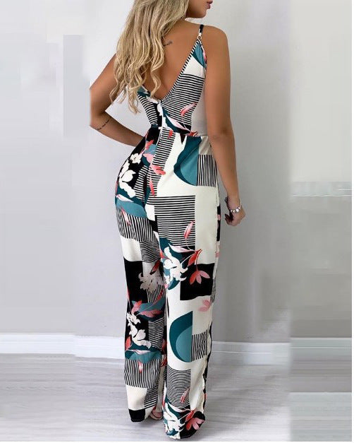 Jumpsuit de Pierna Ancha con Tirantes Ajustables - Image 3