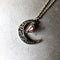 Hollow Moon Heart-shaped Luminous Pumpkin Necklace Rosado