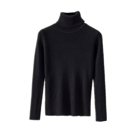 Suéter Cuello Alto Ajustado para Mujer - Image 3