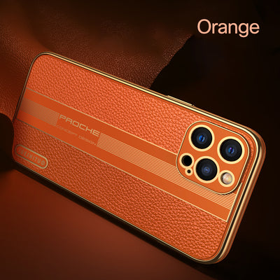Funda de Cuero Premium para iPhone con Protección Total de Lentes - Image 10