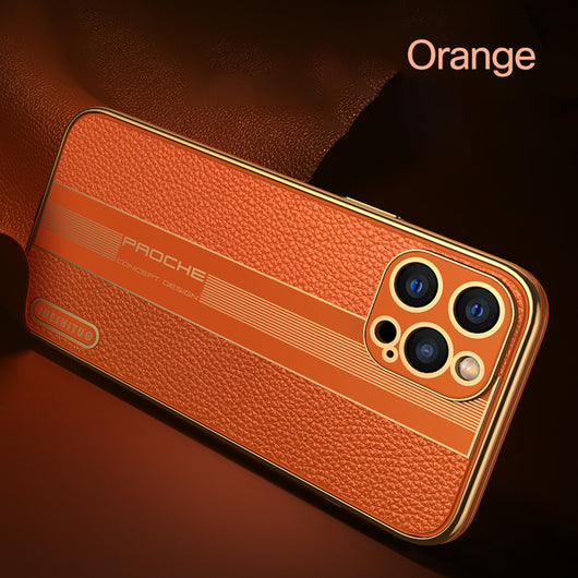 Funda de Cuero Premium para iPhone con Protección Total de Lentes - Image 10