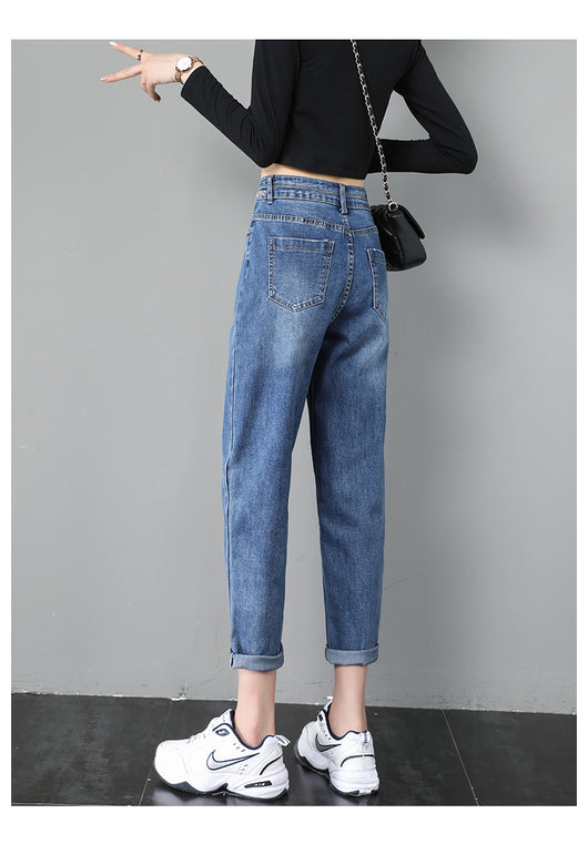 Jeans Harlan para Mujer - Cintura Alta Suelta y Moderna - Image 7