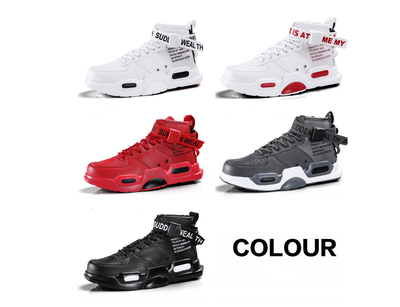 Zapatillas Deportivas Unisex de Suela Gruesa - Estilo Coreano Hip-Hop para Parejas