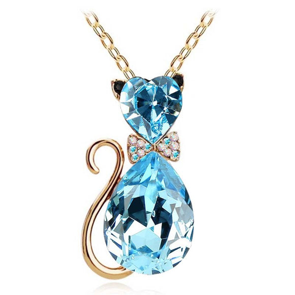 Collar Gatito Adorable con Moño y Cristales Brillantes