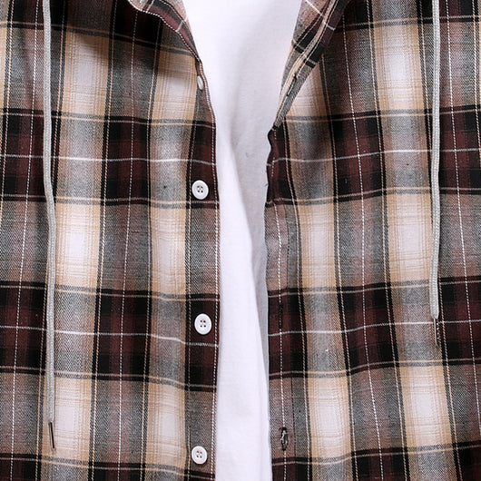 Camisa Cuadriculada Oversized para Parejas - Diseño a Cuadros Clásico - Image 3