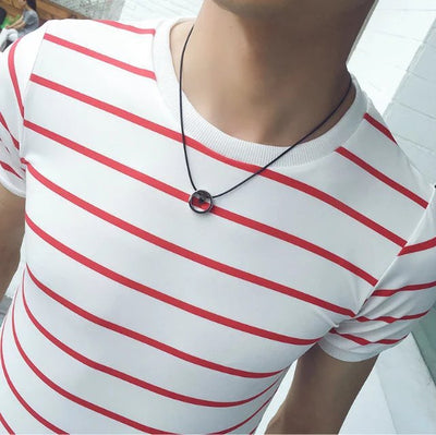 Playera a Rayas Casual para Hombre - Image 25
