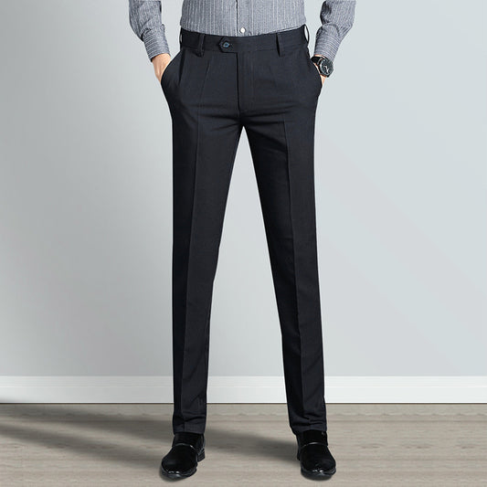 Pantalones Slim Rectos con Estiramiento Cuádruple