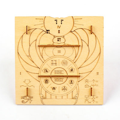 Caja de Madera Puzzle Pirámide - Desafío de Ingenio - Image 8