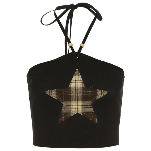Chaleco Halter Ajustado de Color Liso para Mujer - Image 5
