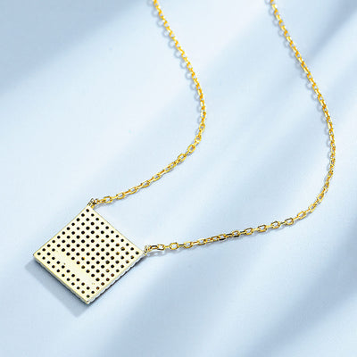 Dije Minimalista de Circón Cuadrado Plata 925 - Elegancia Personalizada - Image 6