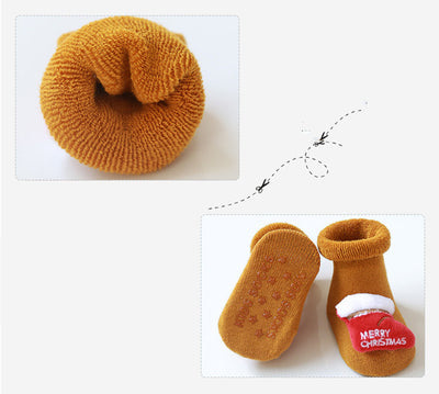 Calcetines Navideños Antideslizantes para Bebé con Suela Gruesa de Felpa - Image 10