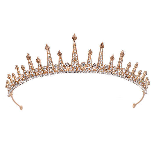 Corona Nupcial Barroca Tocado Princesa Accesorio Cabello Boda - Image 10
