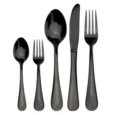 Juego de Cucharas Western en Acero Inoxidable Negro - Image 12