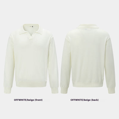 Polo Boutique de Manga Larga con Solapa para Hombre y Mujer - Otoño e Invierno - Image 20