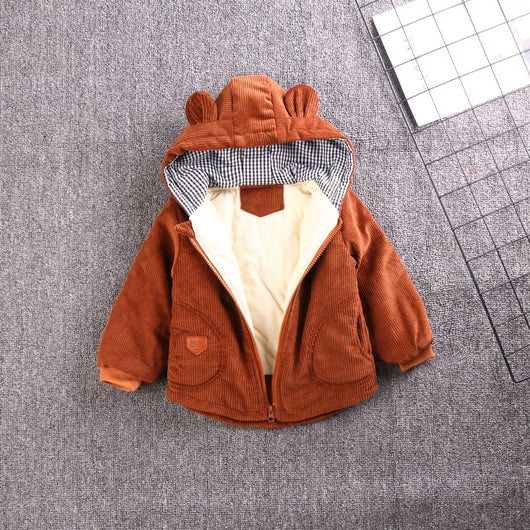 Chaqueta Acolchada de Forro Polar para Niña - Algodón Premium - Image 3