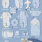 Warm Azul 27 Piezas