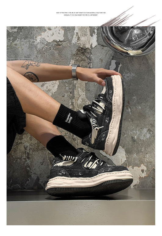Zapatos Deportivos Casuales con Plantilla Invisible Elevadora de 7CM para Hombre - Image 11