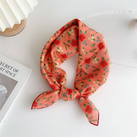 Pañuelo Artístico de Algodón y Lino - Estilo Coreano para Mujer - Image 20