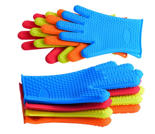 Guantes Aislantes de Silicona Antideslizante para Microondas