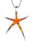All-match clavicle chain Azul starfish pendant opal necklace Rojo