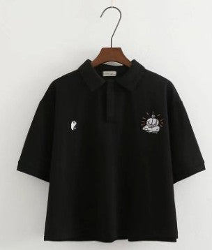 Suéteres Negros Bordados Colección Dinastía Xia