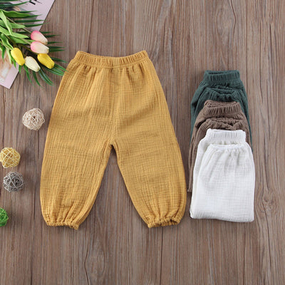 Pantalones Harem de Algodón Infantil Protección Anti Mosquitos - Image 5