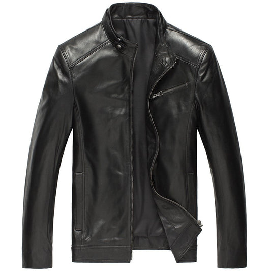 Chaqueta de Cuero para Hombre - Estilo Clásico y Duradero