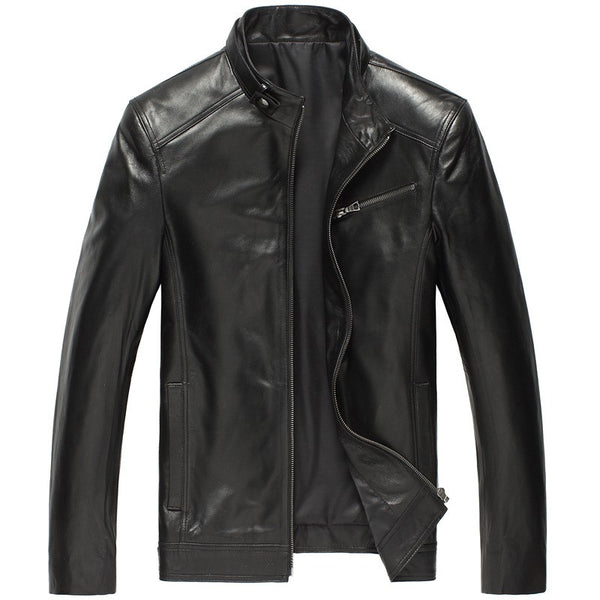 Chaqueta de Cuero para Hombre - Estilo Clásico y Duradero