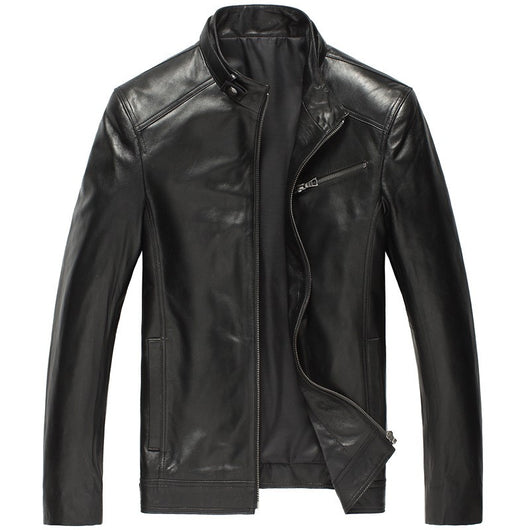 Chaqueta de Cuero para Hombre - Estilo Clásico y Duradero