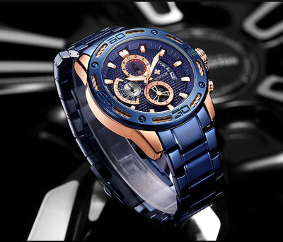 Reloj de Acero Inoxidable para Hombre con Movimiento de Cuarzo - Image 14