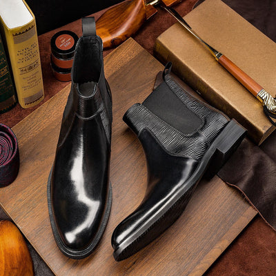 Botas de Cuero para Hombre Estilo Coreano Premium - Image 13