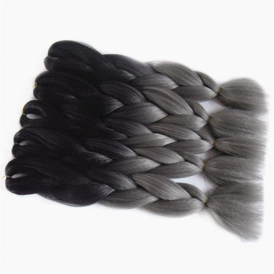Trenzas Africanas Degradado Colorido Efecto Sucio - Image 10