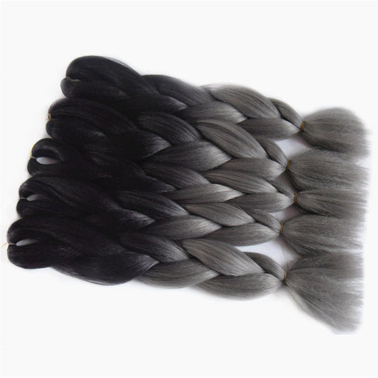 Trenzas Africanas Degradado Colorido Efecto Sucio - Image 10