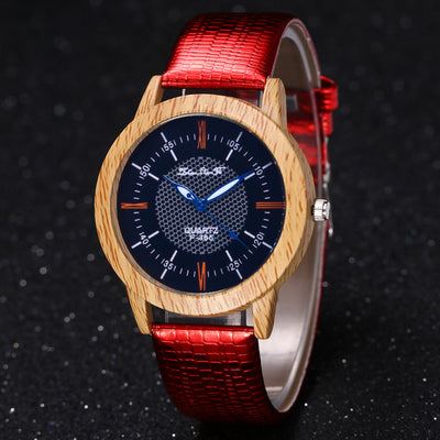 Reloj de Cuero y Madera Natural - Image 2