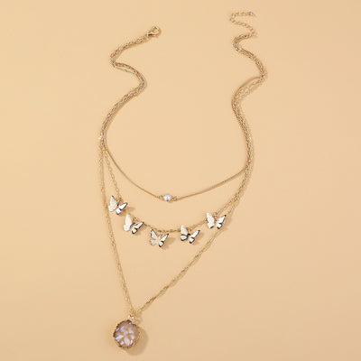 Collar Mariposa Hada con Lentejuelas Brillantes - Image 6