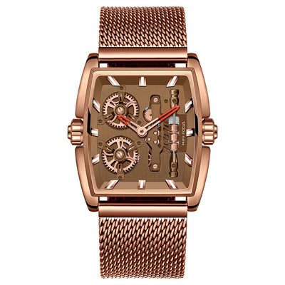 Reloj para Hombre con Malla Tipo Barril y Protección Anti-Milan - Image 17