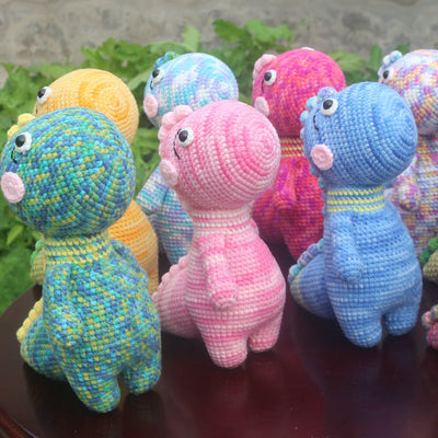 Kit Dinosaurio de Lana para Armar - Material Didáctico Hecho a Mano - Image 3