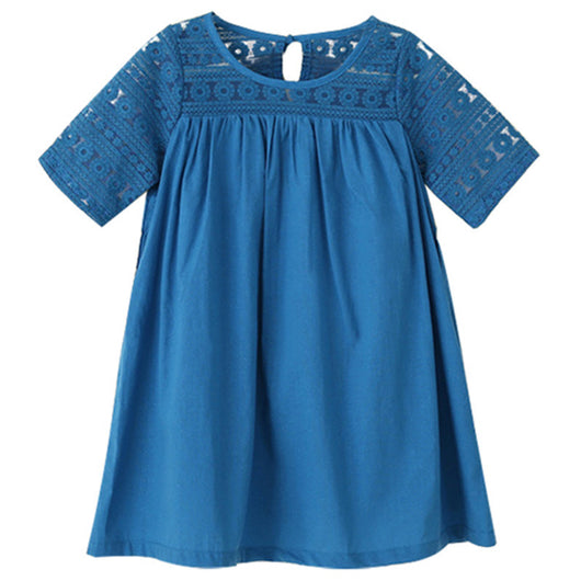 Blusa de Encaje Crochet con Mangas Plisadas de Cinco Puntas - Image 4