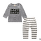 Conjunto de Camisetas Estampadas para Bebé - Manga Larga Primavera Otoño