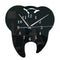Reloj de Pared Diseño Molar Cuarzo Silencioso para Sala y Oficina