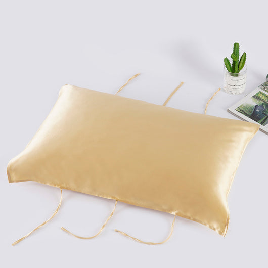 Funda de Almohada de Seda Pura Liso - Cuidado Capilar Premium - Image 5