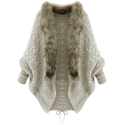 Cardigan con Cuello y Mangas Murciélago - Image 7