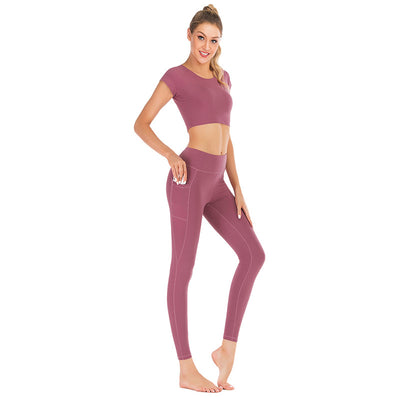 Conjunto de Ropa Yoga con Bolsillos para Mujer - Image 8