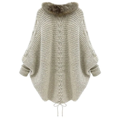 Cardigan con Cuello y Mangas Murciélago - Image 2
